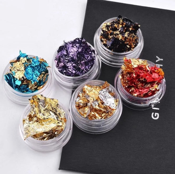 Nail Tin Foil Fragment Nail Jewelry – Shiny Nail Art Decoration
